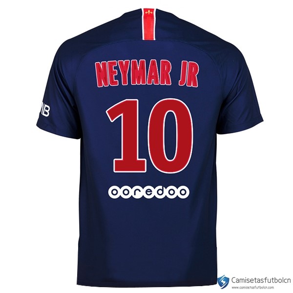 Camiseta Paris Saint Germain Primera equipo Neymar JR 2018-19 Azul